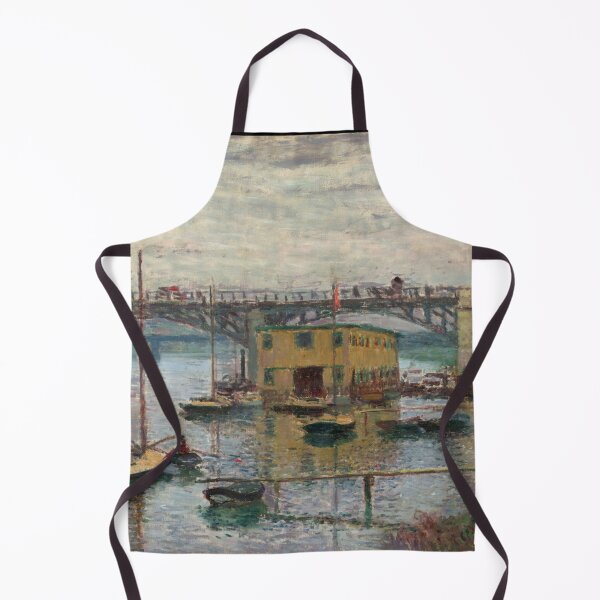 Item preview, Bridge at Argenteuil on a Gray Day by Claude Monet: Impressionist River Poster designed and sold by artofuniverse.