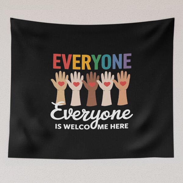 Item preview, Everyone Is Welcome Here Idaho Teacher Fist Hand Support  designed and sold by FadeOfThrone.