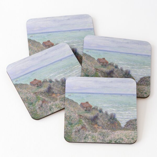 Item preview, Cabin of the Customs Watch by Claude Monet: Coastal Impressionist Wall Art designed and sold by artofuniverse.