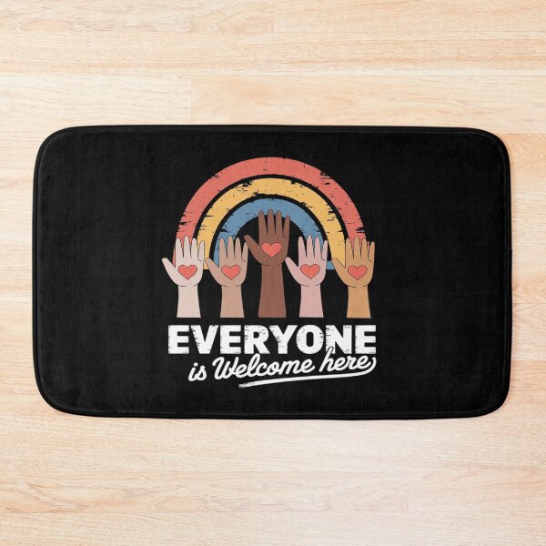 Item preview, Everyone Is Welcome Here Idaho Teacher Rainbow Flag  designed and sold by FadeOfThrone.