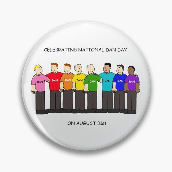 Item preview, National Dan Day August 31st Cartoon Group of People designed and sold by KateTaylor.