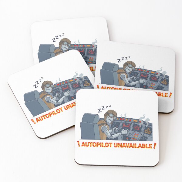 Item preview, Autopilot Unavailable Funny Tech T-Shirt | AI Error Robot Humor Design designed and sold by CreativeHymms.