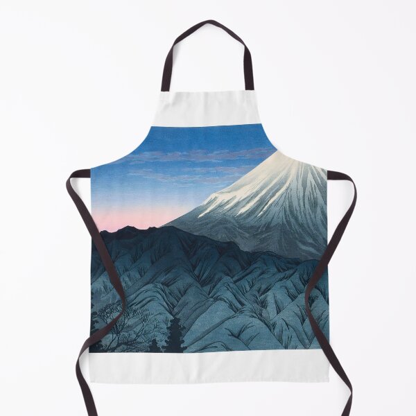 Item preview, Mount Fuji over Blue Mountains at Twilight - Hiroaki Takahashi Vintage Print designed and sold by Open Canvas.