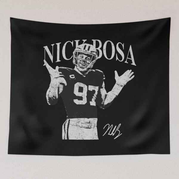 Item preview, Nick Bosa Vintage Nick Bosa Retro Rap Game Day Football designed and sold by StickLoveFamily.