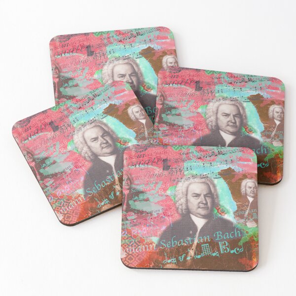 Item preview,  Baroque organ and harpsichord virtuoso. He was also Thomaskantor zu Leipzig.
The design by Mallybeau Mauswohn shows an aesthetic collage with a portrait of the musician Joahnn Sebastion Bach. A wonderful work of art for every lover of classical music.
 designed and sold by Mauswohn.