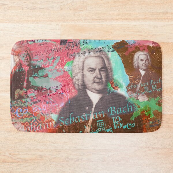 Item preview,  Baroque organ and harpsichord virtuoso. He was also Thomaskantor zu Leipzig.
The design by Mallybeau Mauswohn shows an aesthetic collage with a portrait of the musician Joahnn Sebastion Bach. A wonderful work of art for every lover of classical music.
 designed and sold by Mauswohn.