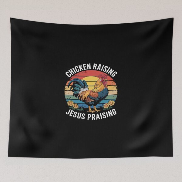 Item preview, Chicken Raising & Jesus Praising  designed and sold by SyntaxClaw.