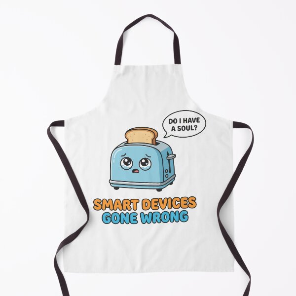 Item preview, Smart Devices Gone Wrong Funny T-Shirt | Cute AI Tech Humor Illustration designed and sold by CreativeHymms.