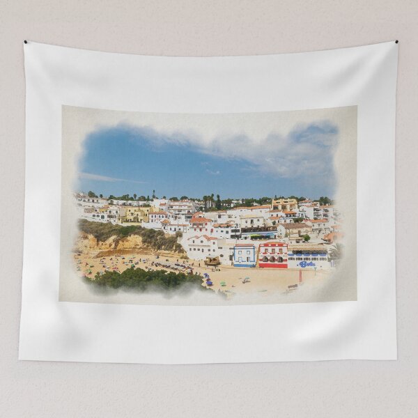 Item preview, Basking Carvoeiro Beach Algarve designed and sold by RJW Images.