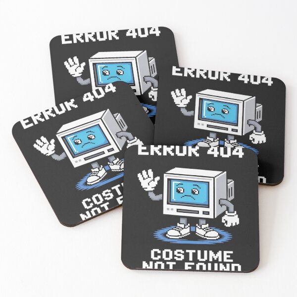 Item preview, Error 404 Costume Not Found Funny Halloween Geek designed and sold by Rackaam.
