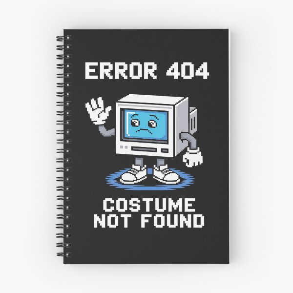 Item preview, Error 404 Costume Not Found Funny Halloween Geek designed and sold by Rackaam.