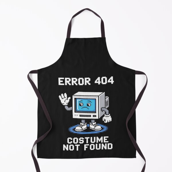 Item preview, Error 404 Costume Not Found Funny Halloween Geek designed and sold by Rackaam.