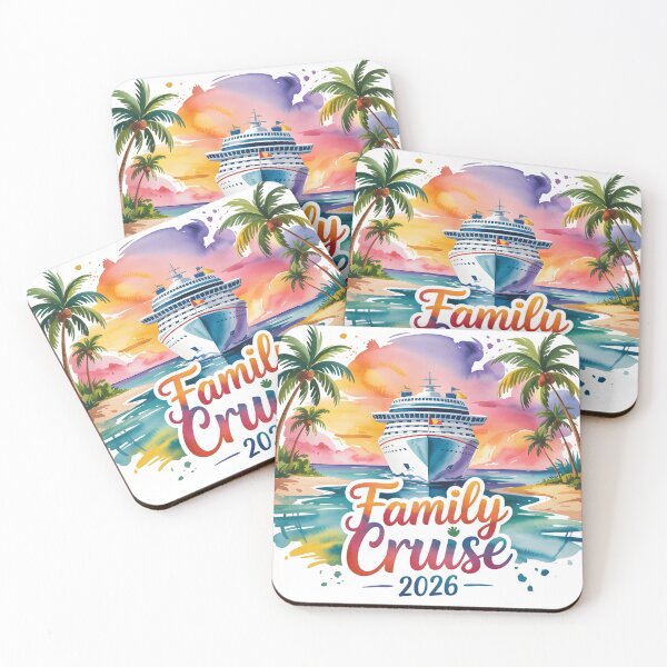 Item preview, Family Cruise 2026 T-Shirt: Tropical Matching Vacation Tee (PNG File) designed and sold by Planet Designs.