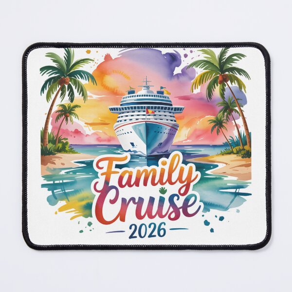 Item preview, Family Cruise 2026 T-Shirt: Tropical Matching Vacation Tee (PNG File) designed and sold by Planet Designs.