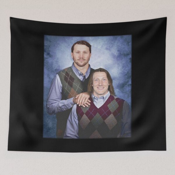 Item preview, Josh Allen Trevor Lawrence Step Brothers Football designed and sold by StickLoveFamily.