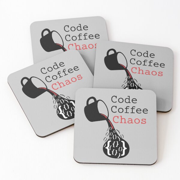 Item preview, Code Coffee Chaos designed and sold by xmoudx.