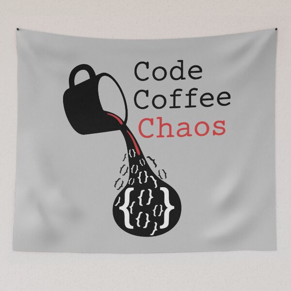 Item preview, Code Coffee Chaos designed and sold by xmoudx.