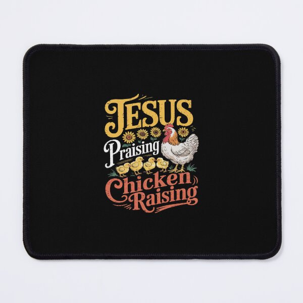 Item preview, Jesus Praising & Chicken Raising Faith Farm Women Men2 designed and sold by SyntaxClaw.