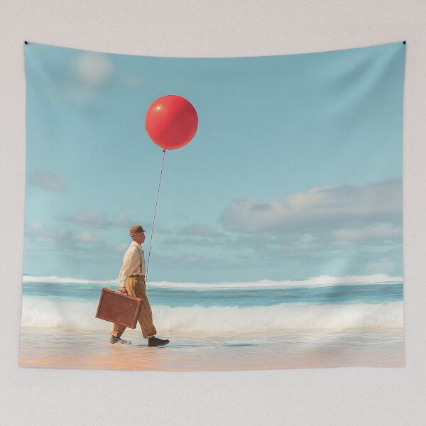 Item preview, Depression‑Era Businessman Chasing Dreams on the Ocean Shore designed and sold by IslandIncident.