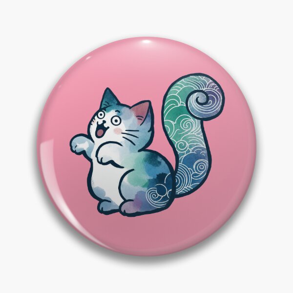 Item preview, Japanese style colorful cat - Woohoo! designed and sold by WABISABIMOMENTS.