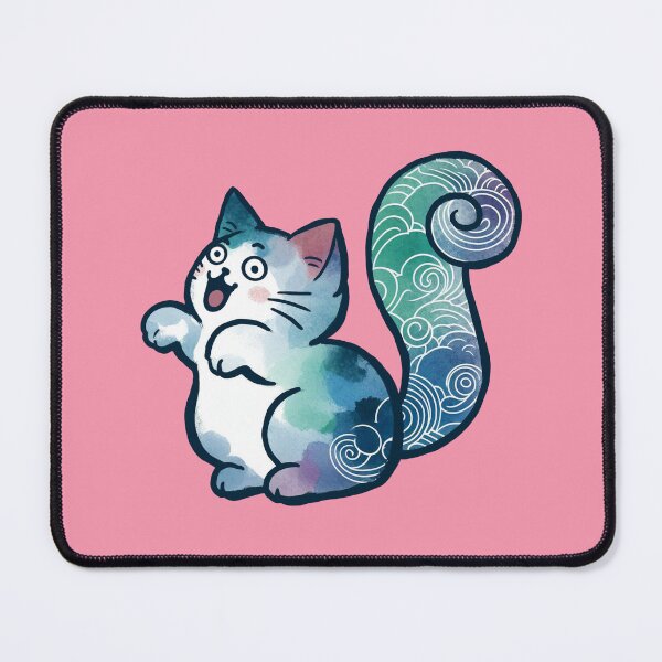 Item preview, Japanese style colorful cat - Woohoo! designed and sold by WABISABIMOMENTS.