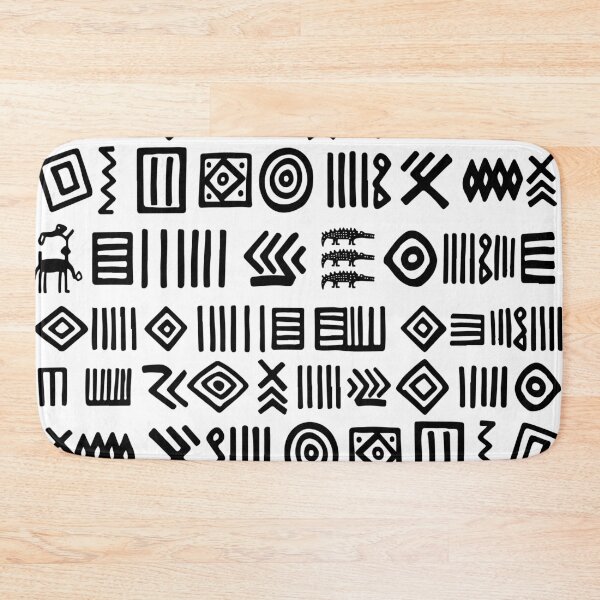 Item preview, Authentic Bogolan Pattern - Tribal Art of Mali designed and sold by Wolagno.