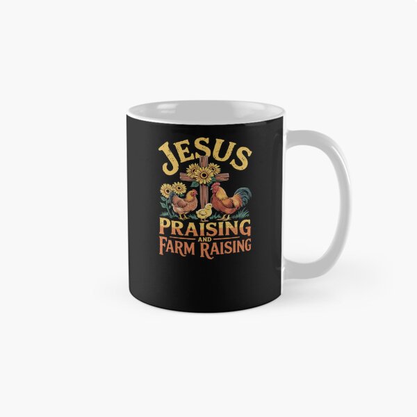 Item preview, Jesus Praising And Farm Raising Chicken Farmer  designed and sold by SyntaxClaw.