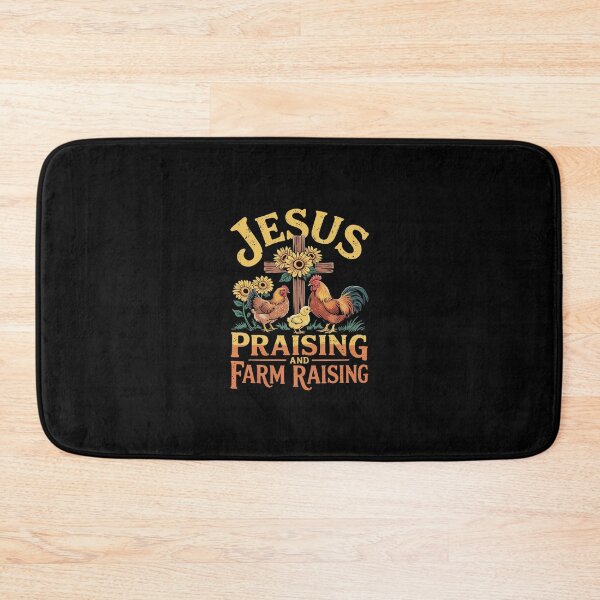 Item preview, Jesus Praising And Farm Raising Chicken Farmer  designed and sold by SyntaxClaw.