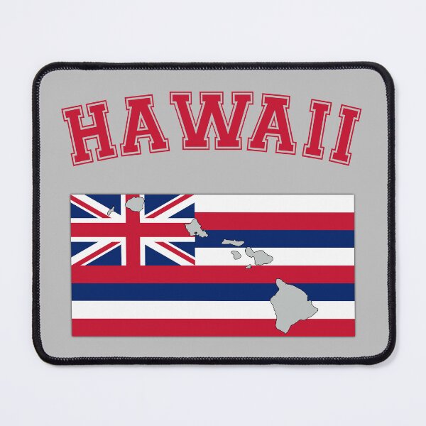 Item preview, Hawaii State Flag & Islands Map - Retro Varsity Style designed and sold by mashmosh.