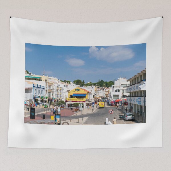 Item preview, Vibrant Carvoeiro Town Square Algarve designed and sold by RJW Images.