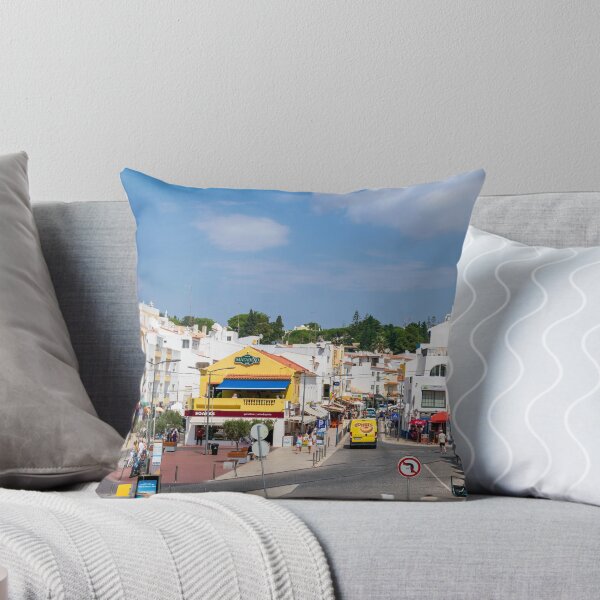 Item preview, Vibrant Carvoeiro Town Square Algarve designed and sold by RJW Images.