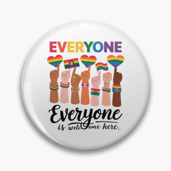 Item preview, Everyone Is Welcome Here Rainbow  designed and sold by FadeOfThrone.