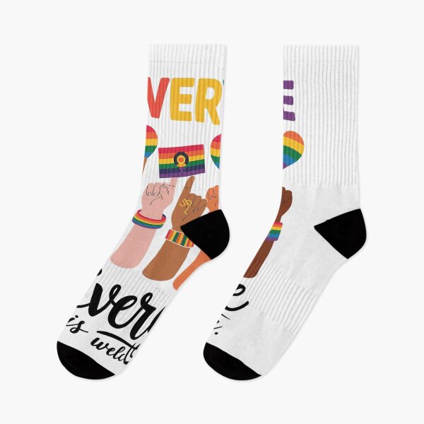 Item preview, Everyone Is Welcome Here Rainbow  designed and sold by FadeOfThrone.