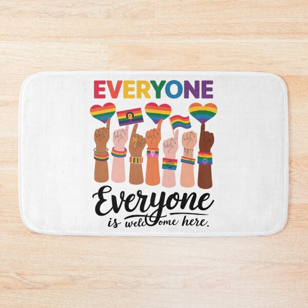 Item preview, Everyone Is Welcome Here Rainbow  designed and sold by FadeOfThrone.
