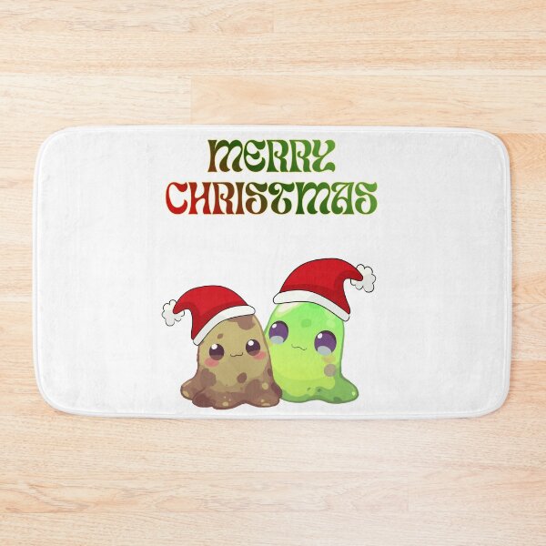 Item preview, Earth & Poison Santa Slimes of Monzora — Merry Christmas Duo designed and sold by Monzora.