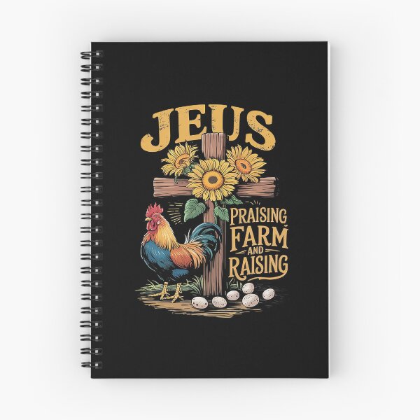 Item preview, Jesus Praising And Farm Raising Chicken Farmer Christian  designed and sold by MarryIsMonth.