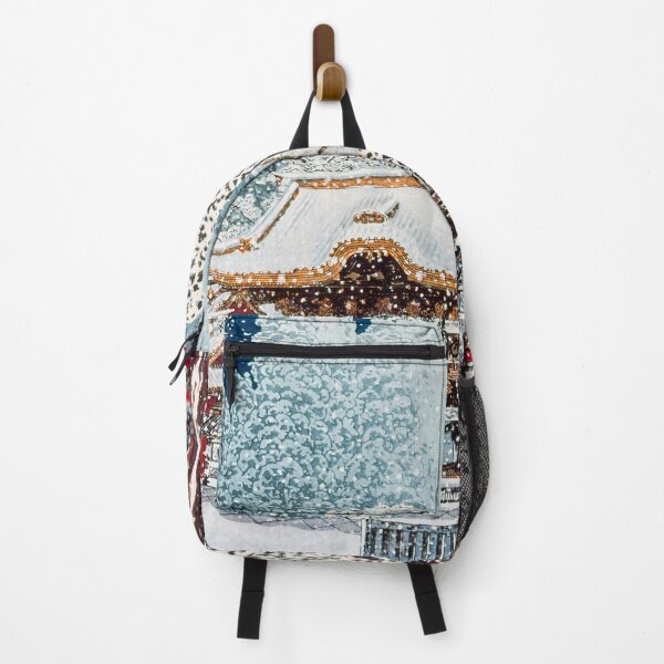 Item preview, Yomeimon Gate at Nikko in Snow - Hiroaki Takahashi Vintage Print designed and sold by Open Canvas.