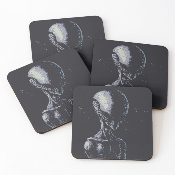 Item preview, Retro Pixel Grey Alien designed and sold by redstar19.