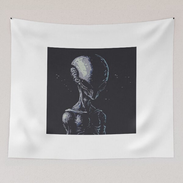 Item preview, Retro Pixel Grey Alien designed and sold by redstar19.