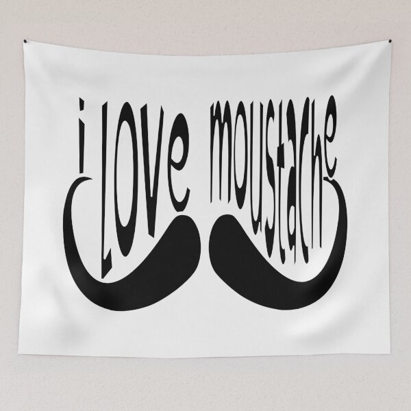 Item preview, i love moustache designed and sold by sednalafandy79.