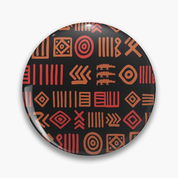 Item preview, Authentic Bogolan Pattern - Tribal Art of Mali designed and sold by Wolagno.