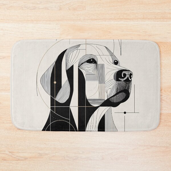 Item preview, Geometric labrador retriever Illustration designed and sold by lautir.