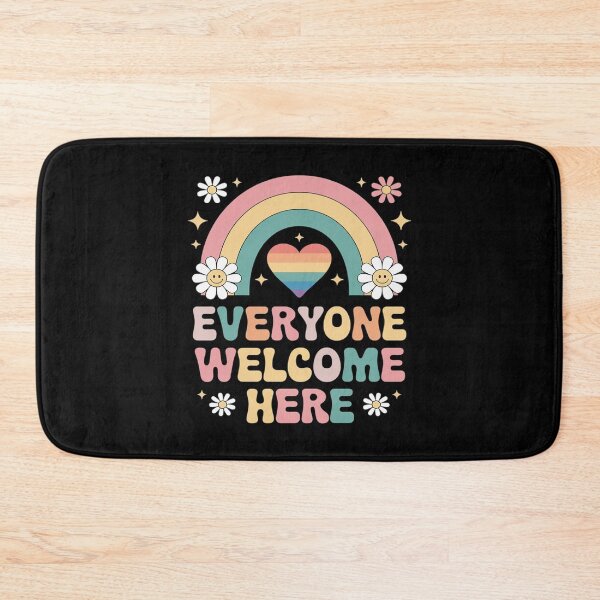 Item preview, Everyone Is Welcome Here Rainbow Teacher  designed and sold by FadeOfThrone.