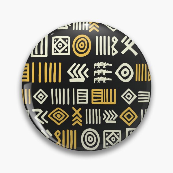 Item preview, Authentic Bogolan Pattern - Tribal Art of Mali designed and sold by Wolagno.