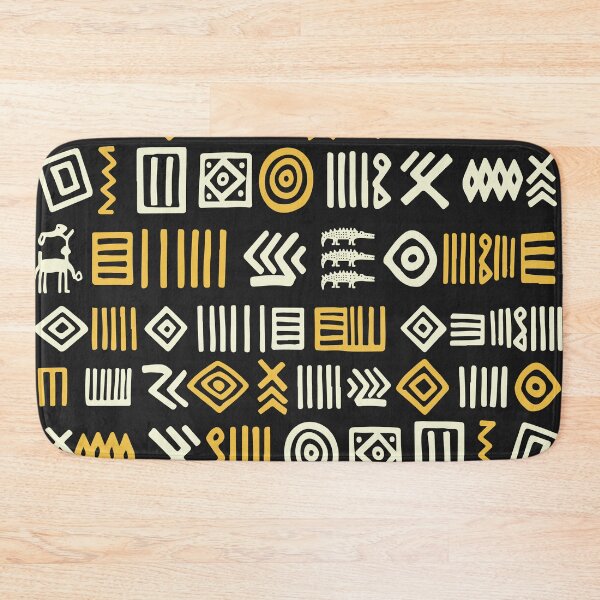 Item preview, Authentic Bogolan Pattern - Tribal Art of Mali designed and sold by Wolagno.