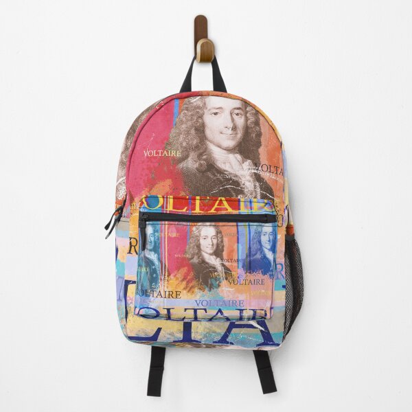 Item preview, Voltaire Portrait – Aesthetic Pop Art Philosophy Collage designed and sold by Mauswohn.