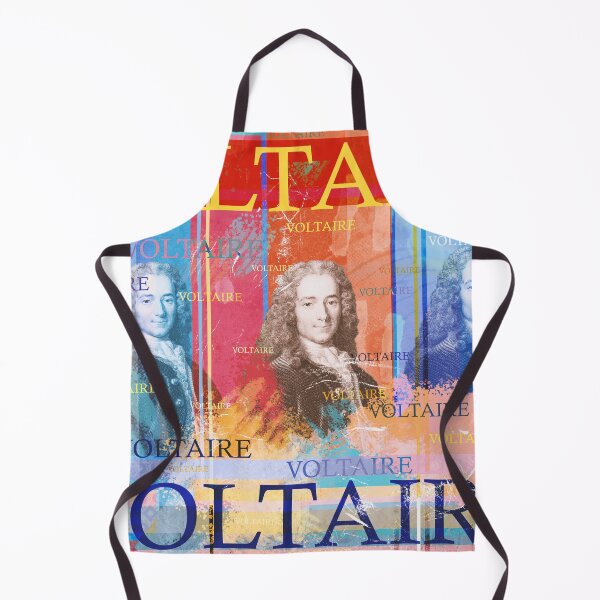 Item preview, Voltaire Portrait – Aesthetic Pop Art Philosophy Collage designed and sold by Mauswohn.