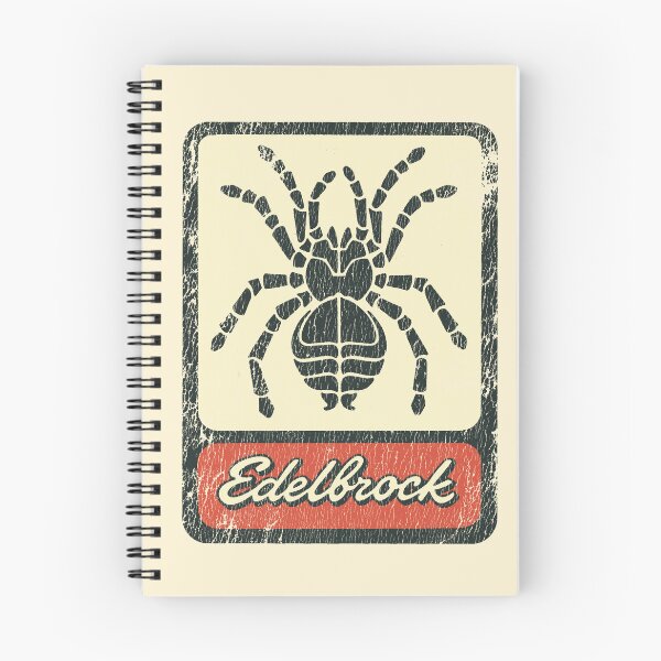 Item preview, Vintage Edelbrock Spider emblem - gnarly, aged, worn, burnout print designed and sold by retropetrol.