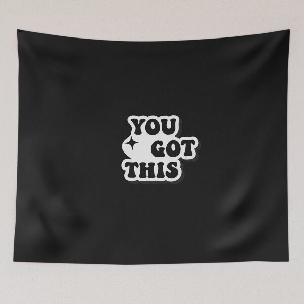 Item preview, Retro 70s YOU GOT THIS Sticker | Motivational Typography designed and sold by INNER WINNER YOU.