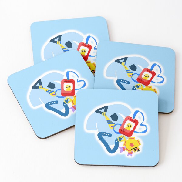 Item preview, Cute School Essentials Illustration | Backpack, Medal & Study Tools designed and sold by steekeets.